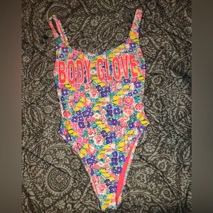Body Glove Swimsuit Retro Style Small